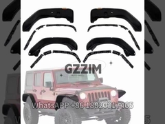 Jeep Wrangler JK JL JT Car Accessories Black Wide Body Fender Flares Wheel Brows
