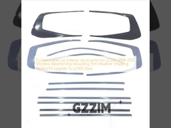 Customizable Car Exterior Accessaries for LC200 2008-2021 Window Weatherstrip Moulding Trim Weather Stripping Perfect Fit Upgrate To LC300 Style