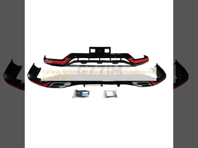 Car Body Kit Front And Rear Bumper Lip Conversion For Fortuner 2021