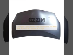 Car Engine Cover Stainless Steel Hood Bonnet For BMW 2018-2021 G30 38 Changed To CS Style