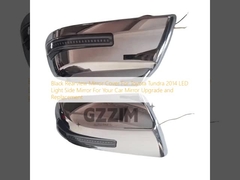 Black Rearview Mirror Cover For Toyota Tundra 2014 LED Light Side Mirror For Your Car Mirror Upgrade and Replacement