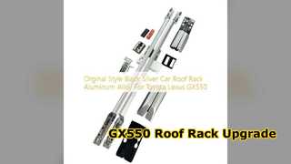 Toyota Lexus GX550 Roof Rack Black Silver
