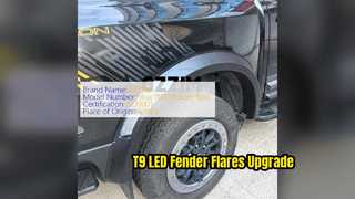 LED Fender Flares for T9 Truck Enhanced Protection