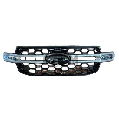 Modified Car Front Bumper Grille Auto Grille With Light Car Grilles For Ford Ranger  2023 2024