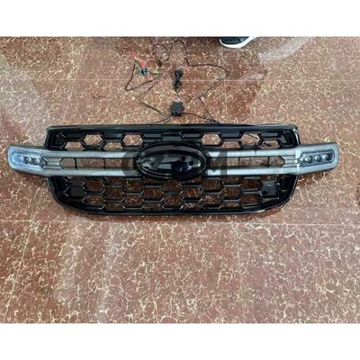 Modified Car Front Bumper Grille Auto Grille With Light Car Grilles For Ford Ranger  2023 2024