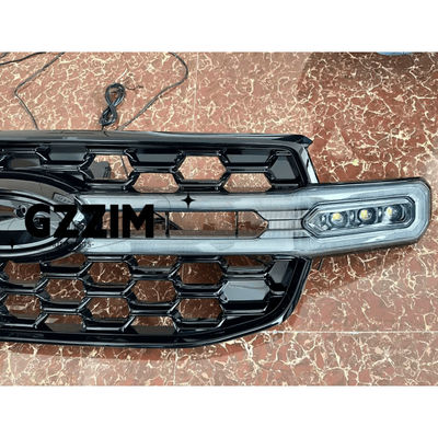 Modified Car Front Bumper Grille Auto Grille With Light Car Grilles For Ford Ranger  2023 2024