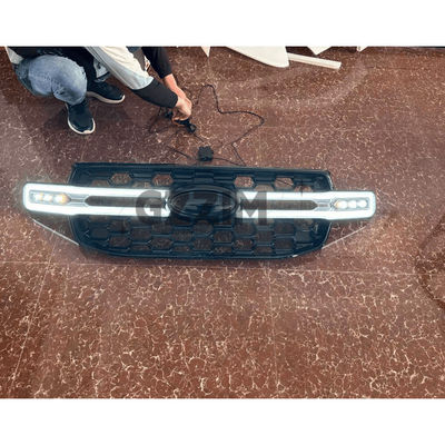 Modified Car Front Bumper Grille Auto Grille With Light Car Grilles For Ford Ranger  2023 2024