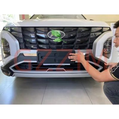 Hyundai Creta 2022 ABS Plastic Car Bumper Guard Front & Rear Bumper Guard