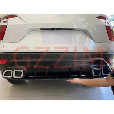 Hyundai Creta 2022 ABS Plastic Car Bumper Guard Front & Rear Bumper Guard