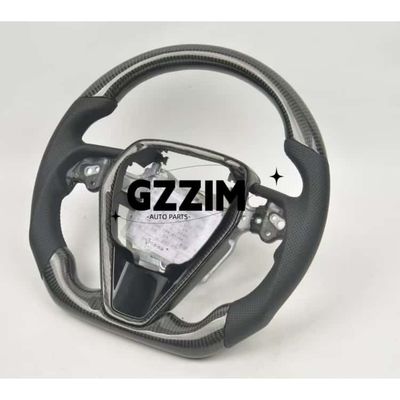 New Product Wholesale Carbon Fibre Perforated Leather Steering Wheel for Toyota Camry