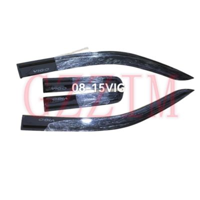 Auto Car Accessories Factory Direct Window Visor Accessories Sun Rain Visor Rain Shield Weather Shields Toyota Vigo 2008-2015