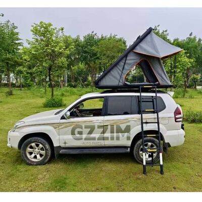 Factory Supply OEM/ODM 2.1m Triangle Aluminum Car Rooftop Tent Waterproof Hard Shell