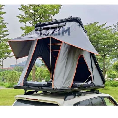 Factory Supply OEM/ODM 2.1m Triangle Aluminum Car Rooftop Tent Waterproof Hard Shell